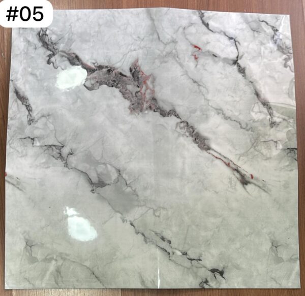 LAMINAS AUTO ADHESIVAS BTIPO MARMOL EFCETO ESPEJO DE 60X60 - Imagen 4