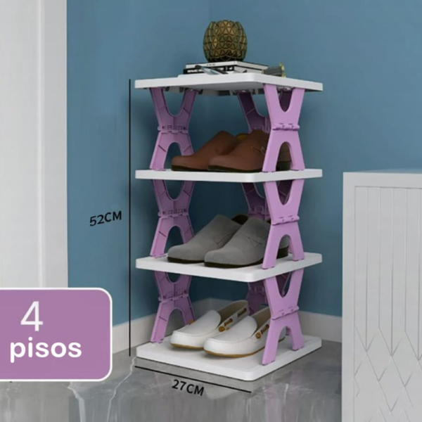ZAPATERA PLEGABLE 4 NIVELES