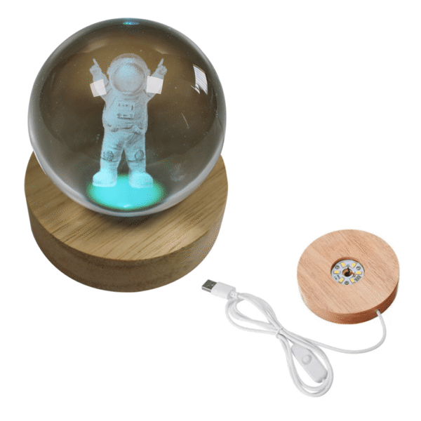 LAMPARA DE CRISTAL PEQUEÑA - Imagen 4