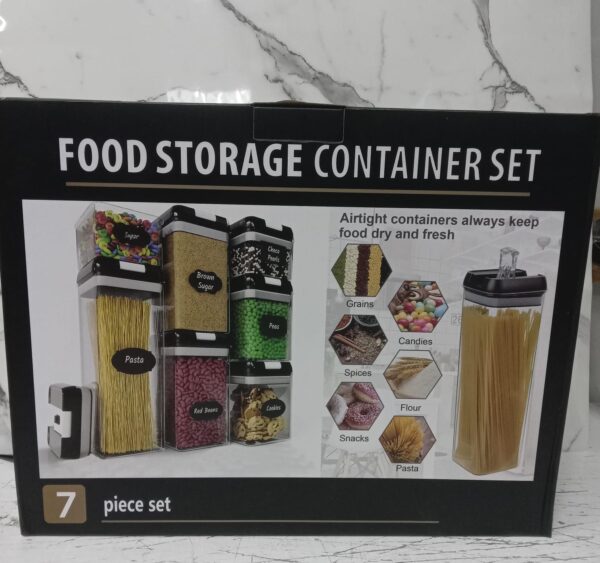 SET DE 7 CONTENEDORES DE CEREAL - Imagen 2