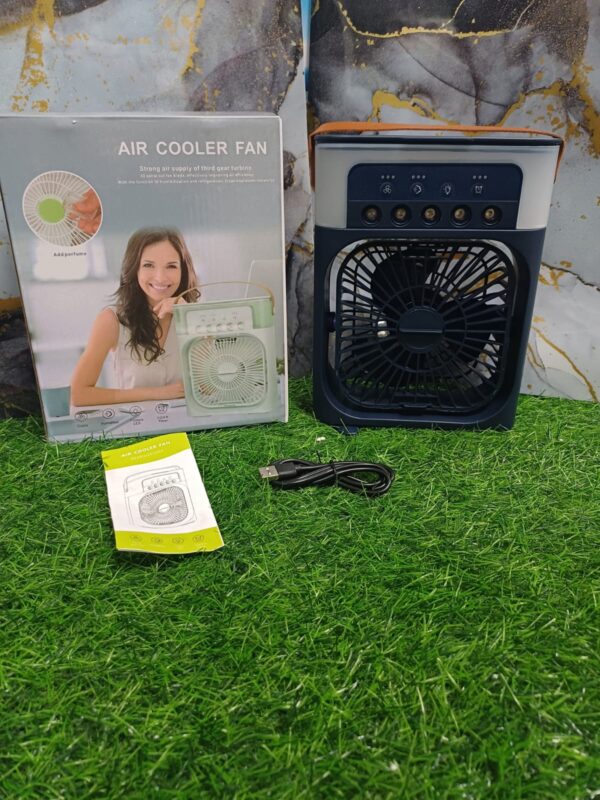 MINI VENTILADOR ENFRIADOR DE AIRE CON AROMA LUCES LED USB - Imagen 2