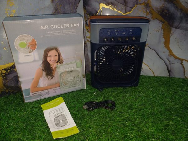 MINI VENTILADOR ENFRIADOR DE AIRE CON AROMA LUCES LED USB - Imagen 3