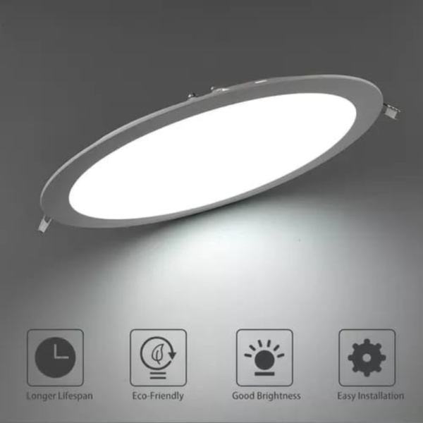 PANEL LED DE EMPOTRAR 24W REDONDO