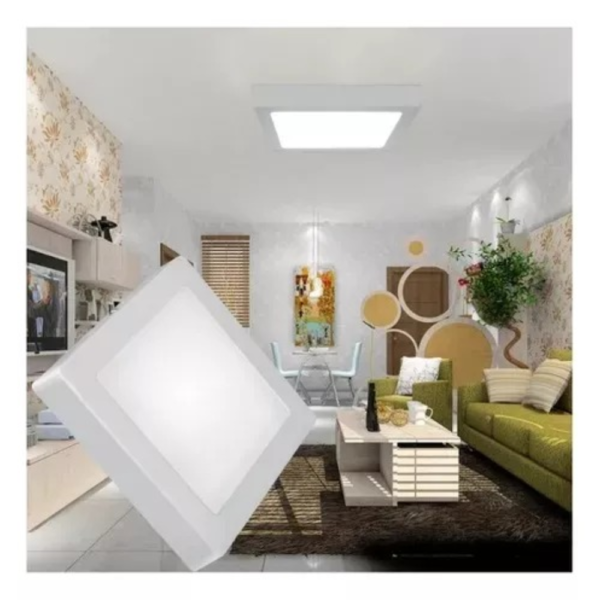 FOCO LED PANEL SOBREPUESTO CUADRADO 18W