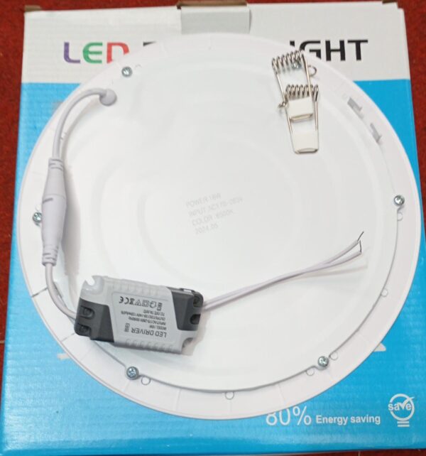 PANEL LED DE EMPOTRAR 18W REDONDO - Imagen 4