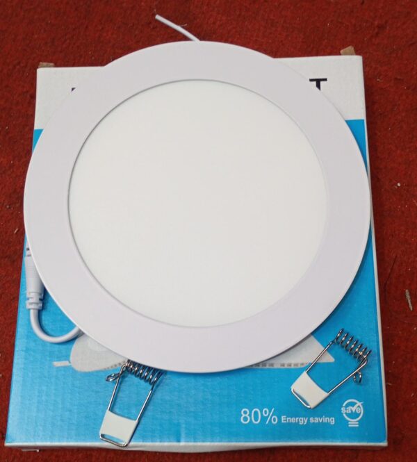 PANEL LED DE EMPOTRAR 12W REDONDO - Imagen 3