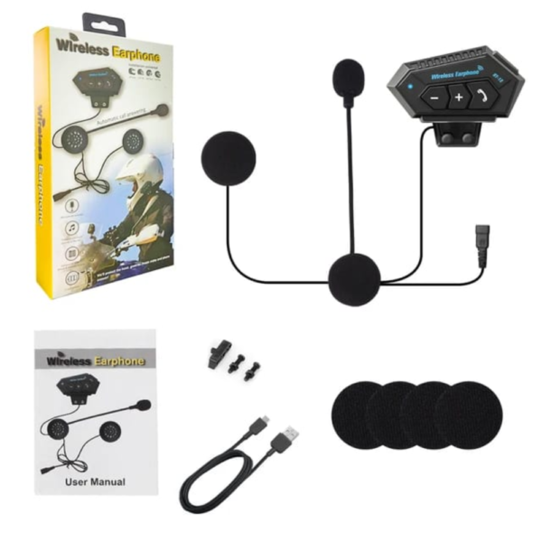 MICROFONO INTERCOMUNICADOR INALAMBRICO PARA MOTO