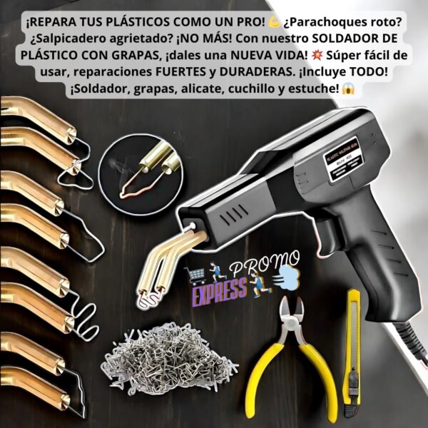 MAQUINA DE SOLDAR GRAPADORA DE PLASTICO 50W - Imagen 2