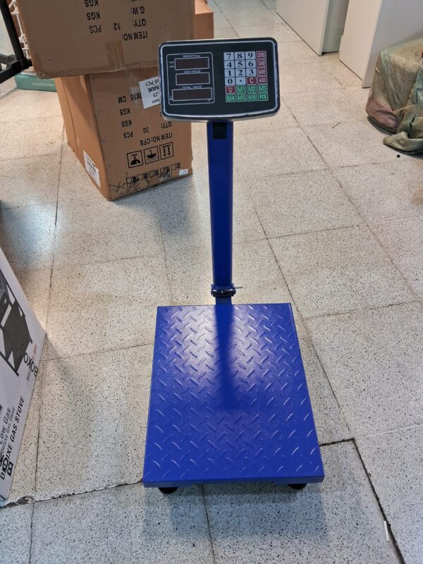 BALANZA PESA DIGITAL 300KG TIPO PLATAFORMA - Imagen 8