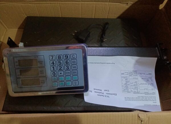 BALANZA PESA DIGITAL 300KG TIPO PLATAFORMA - Imagen 11