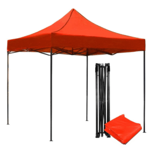 TOLDO CON ESTRUCTURA 3X3 ROJO