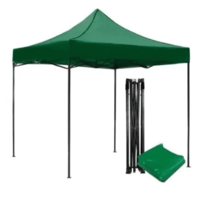 TOLDO CON ESTRUCTURA 3X3 VERDE