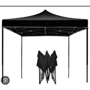 TOLDO CON ESTRUCTURA 3X3 NEGRO