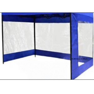LATERAL DE TOLDO TRANSPARENTE 3X3 AZUL