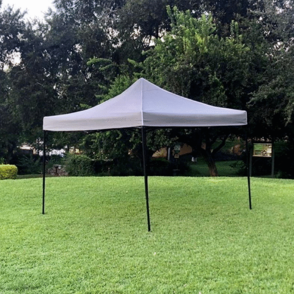 TOLDO CON ESTRUCTURA 3X3 GRIS