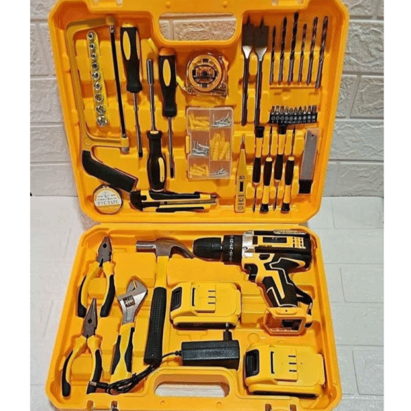 TALADRO INALAMBRICO MAS KIT DE ACCESORIOS