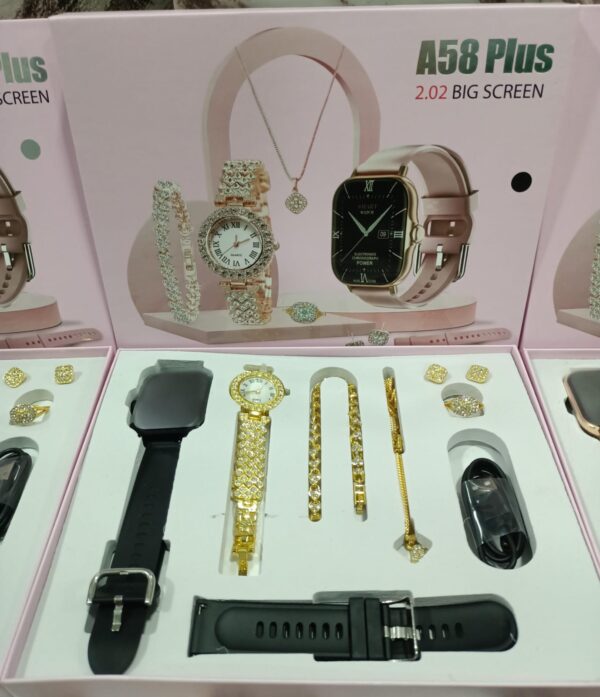 RELOJ SMARTWATCH CON SET 8 EN 1 - Imagen 3