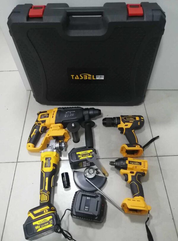 KIT 4 HERRAMIENTAS INALAMBRICAS TASBEL - Imagen 3