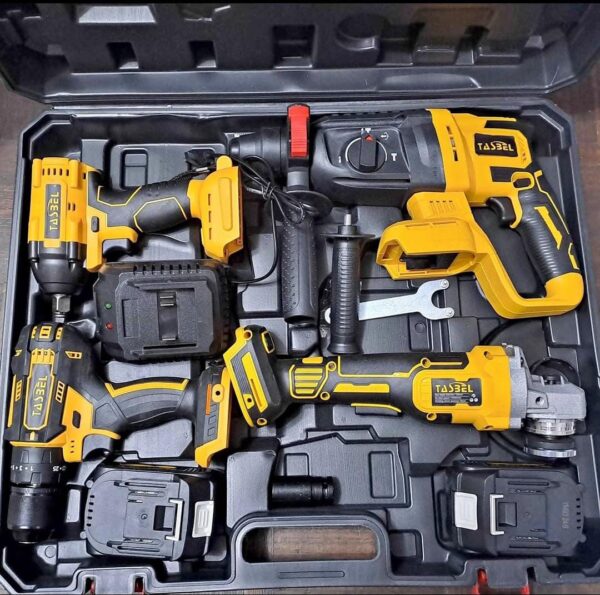 KIT 4 HERRAMIENTAS INALAMBRICAS TASBEL - Imagen 2