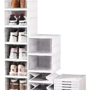 ZAPATERA ACRILICAS 6 CAJAS BLANCAS