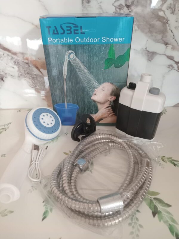 DUCHA PORTATIL RECARGABLE TASBEL - Imagen 2