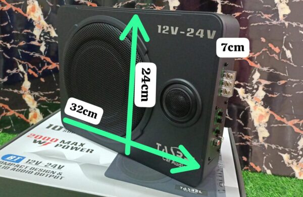 SUBWOOFER 10 PULGADAS 2000W RECTANGULAR - Imagen 5
