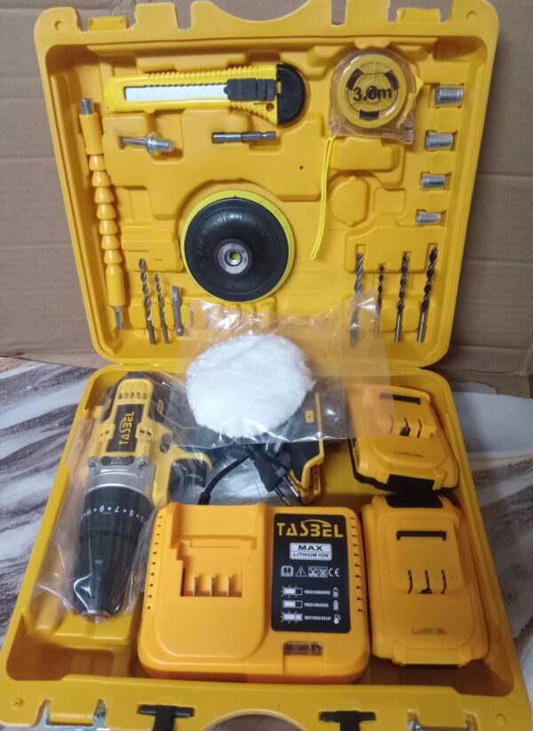 KIT TALADRO TASBEL AMARILLO