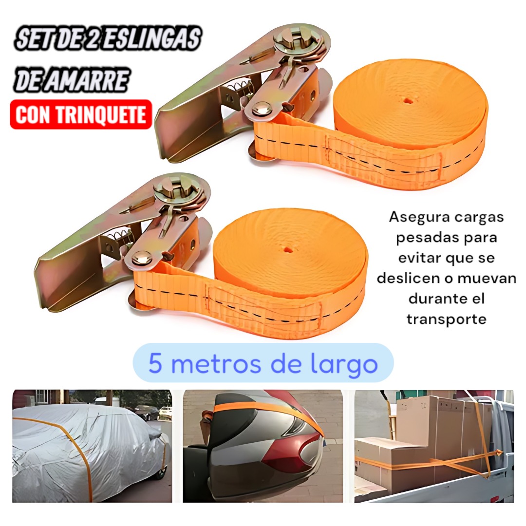 KIT DE ESLINGA 2 PIEZAS 5M X 25MM - Imagen 2