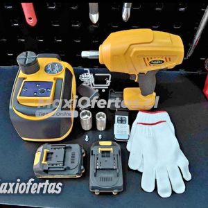 GATO HIDRAULICO INALAMBRICO 5 TONELADAS + LLAVE DE IMPACTO