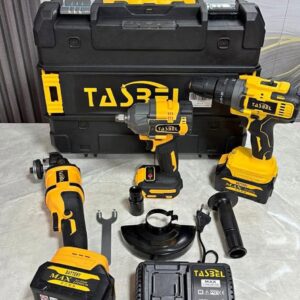 HERRAMIENTAS 3 EN 1 TASBEL, PISTOLA DE IMPACTO, GALLETERA Y TALADRO - Imagen 2