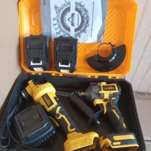 ESMERIL GALLETERA + PISTOLA DE IMPACTO TASBEL AMARILLO