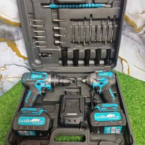 PISTOLA DE IMPACTO Y TALADRO TASBEL AZUL