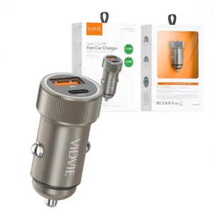 CARGADOR DE AUTO CARGA RAPIDA DOBLE TIPO C Y USB