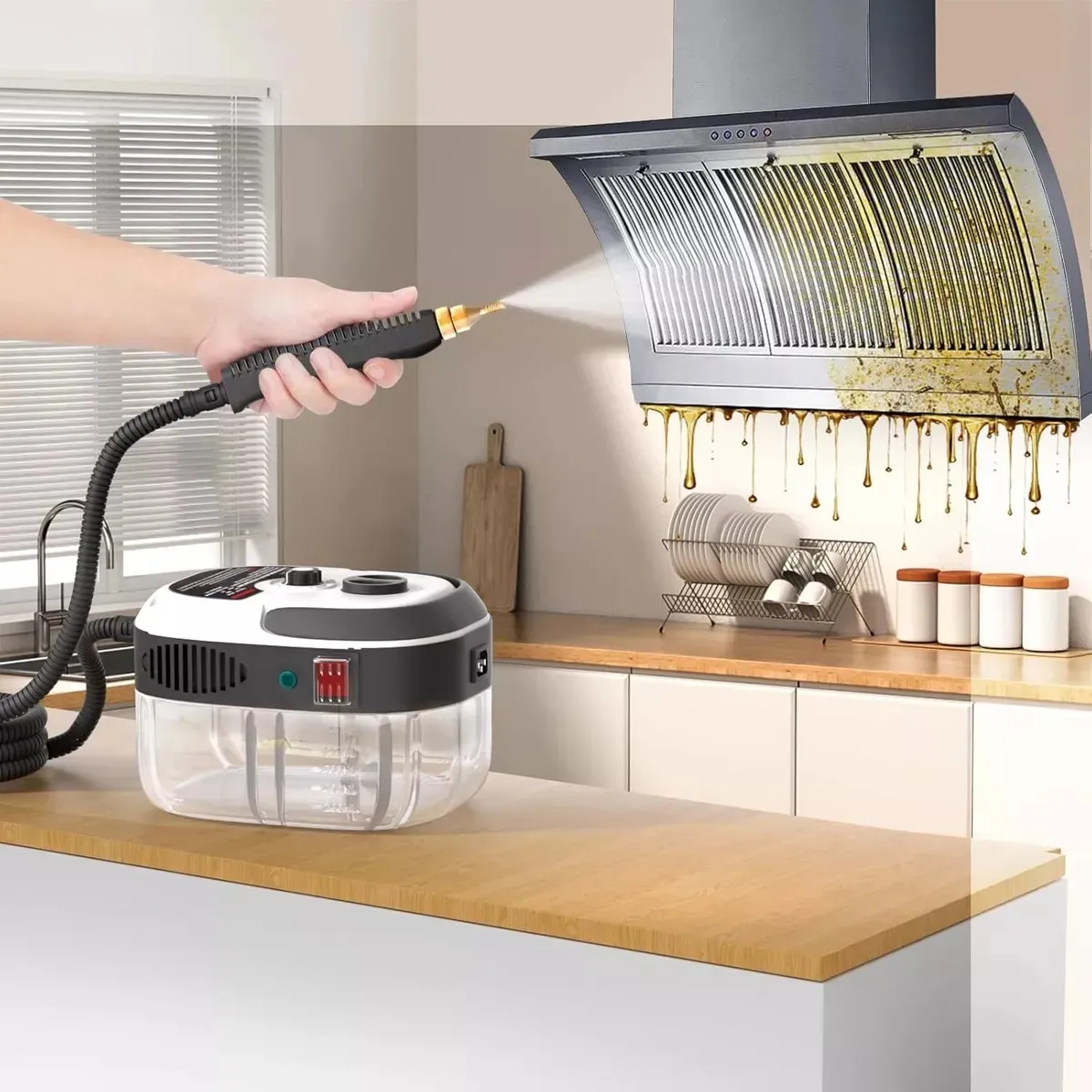 LIMPIADOR A VAPOR DE ALTA TEMPERATURA 2500W - Imagen 2