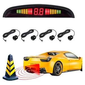 SENSOR DE RETROCESO GTI PARA AUTO 4 SENSORES LED